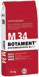 stosowania w połączeniu z BOTAMENT RA 170 możliwość zgrzewania BOTAMENT B 240 bitumiczna taśma izolacyjna do dylatacji kolor: betonowoszary 25 kg worek papierowy paleta: 42 x 25 kg Do izolacji