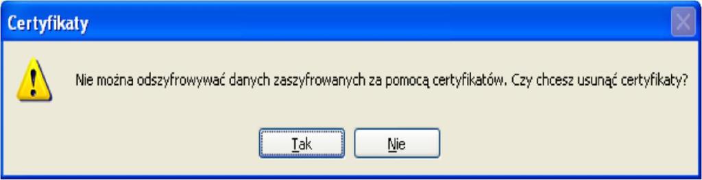 Kliknij dwukrotnie na pliku PFX utworzonym podczas wykonywania kopii bezpieczeństwa