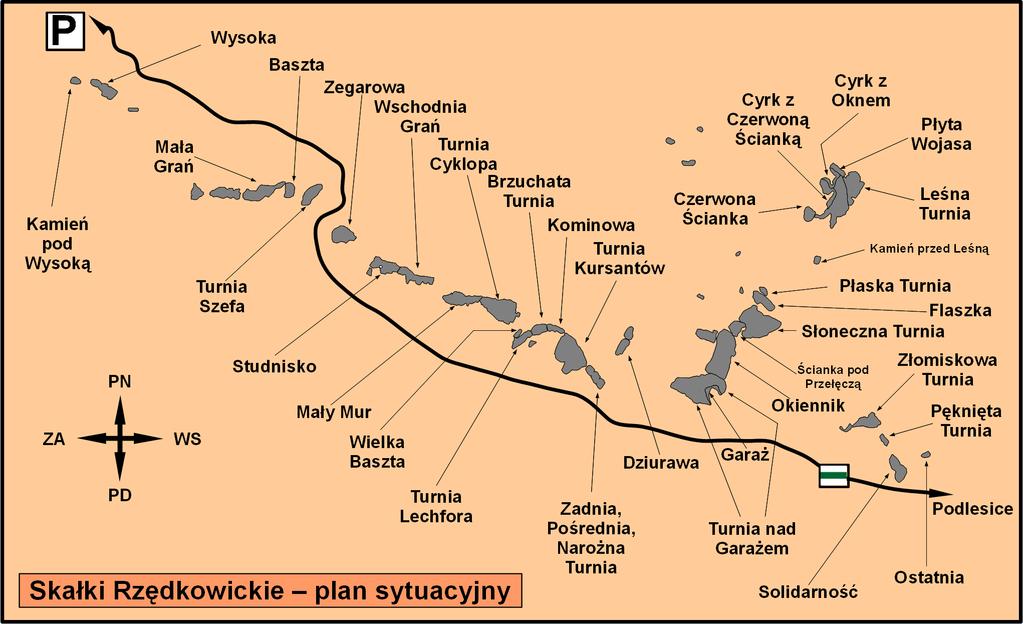 Opis. Skałki Rzędkowickie ogródek wspinaczkowy, który nie wymaga reklamy. Jeden z najbardziej znanych i popularnych rejonów w Polsce. Czym sobie zasłużył na taką pozycję?