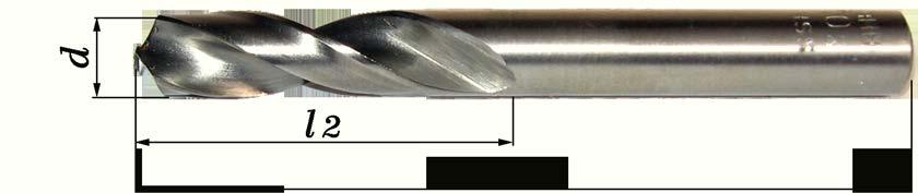 Baildon profi / top NWKk* PN-86/M-59601; DIN 1897 RN Wiertła kręte prawotnące krótkie z chwytem cylindrycznym do żeliwa i stali, wykonane technologią szlifowania.