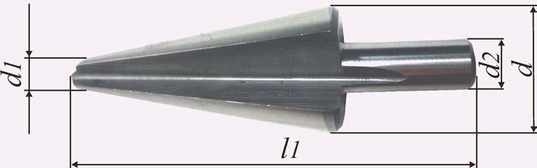 Baildon profi Wiertło stożkowe* Standard BHH Wiertła specjalne do blach z stożkową częścią roboczą - zakres średnic otworów określany jest przez minimalną i maksymalną średnicę narzędzia.