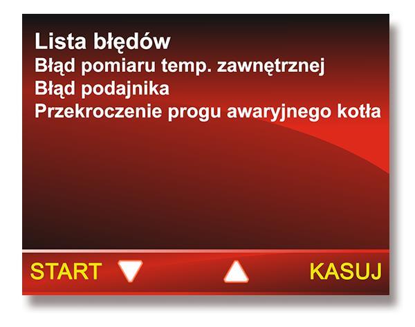 Tryb pracy wyjścia uniwersalnego Praca pompy cyrkulacji Wyjście uniwersalne Pauza pompy cyrkulacji Uwaga!!! Parametry zaznaczone na kolor czerwony dostępne są jedynie w zaawansowanym widoku menu 6.