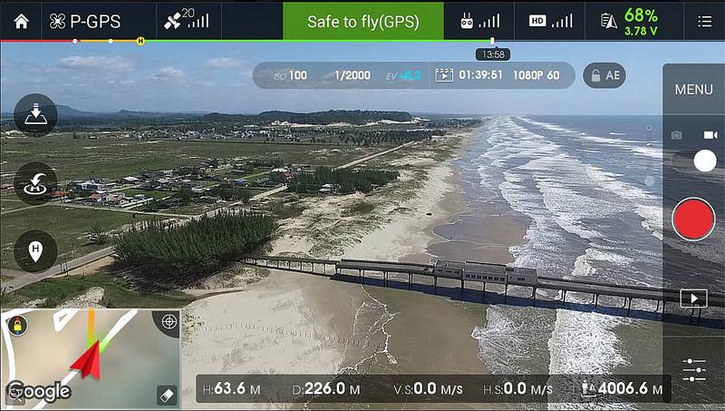 Mavic posiada stabilizacje obrazu 3-osiowa co sprawia niesamowite nagrania wideo oraz zdjęcia z lotu ptaka. W sklepie Google lub Apple'a dostepna jest bepłatna aplikacja DJI GO.