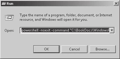 44 Windows PowerShell przewodnik po skryptach programu Windows PowerShell. Używana w tym przypadku składnia została pokazana na rysunku 2-5.