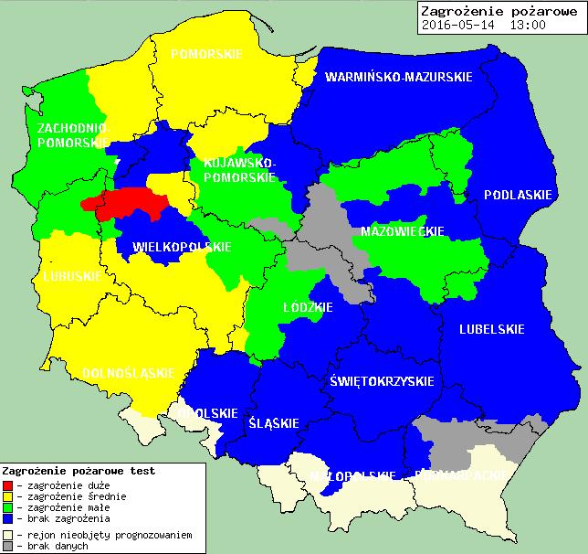 METEOROGRAMY dla głównych miast