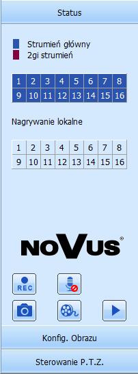 NDR-BA5104, NDR-BA5208 i NDR-BA5416 Instrukcja obsługi wer.1.2 OBSŁUGA REJESTRATORA ZA POMOCĄ PRZEGLĄDARKI 6.3.