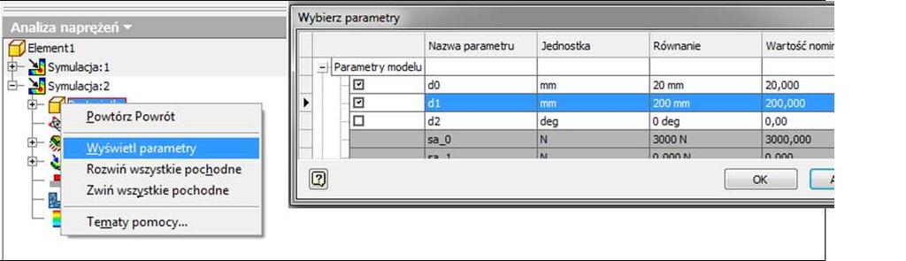 Tworzenie dokumentacji na podstawie przeprowadzonych analiz Program Inventor umożliwia automatyczne tworzenie dokumentacji z przeprowadzonych analiz numerycznych.