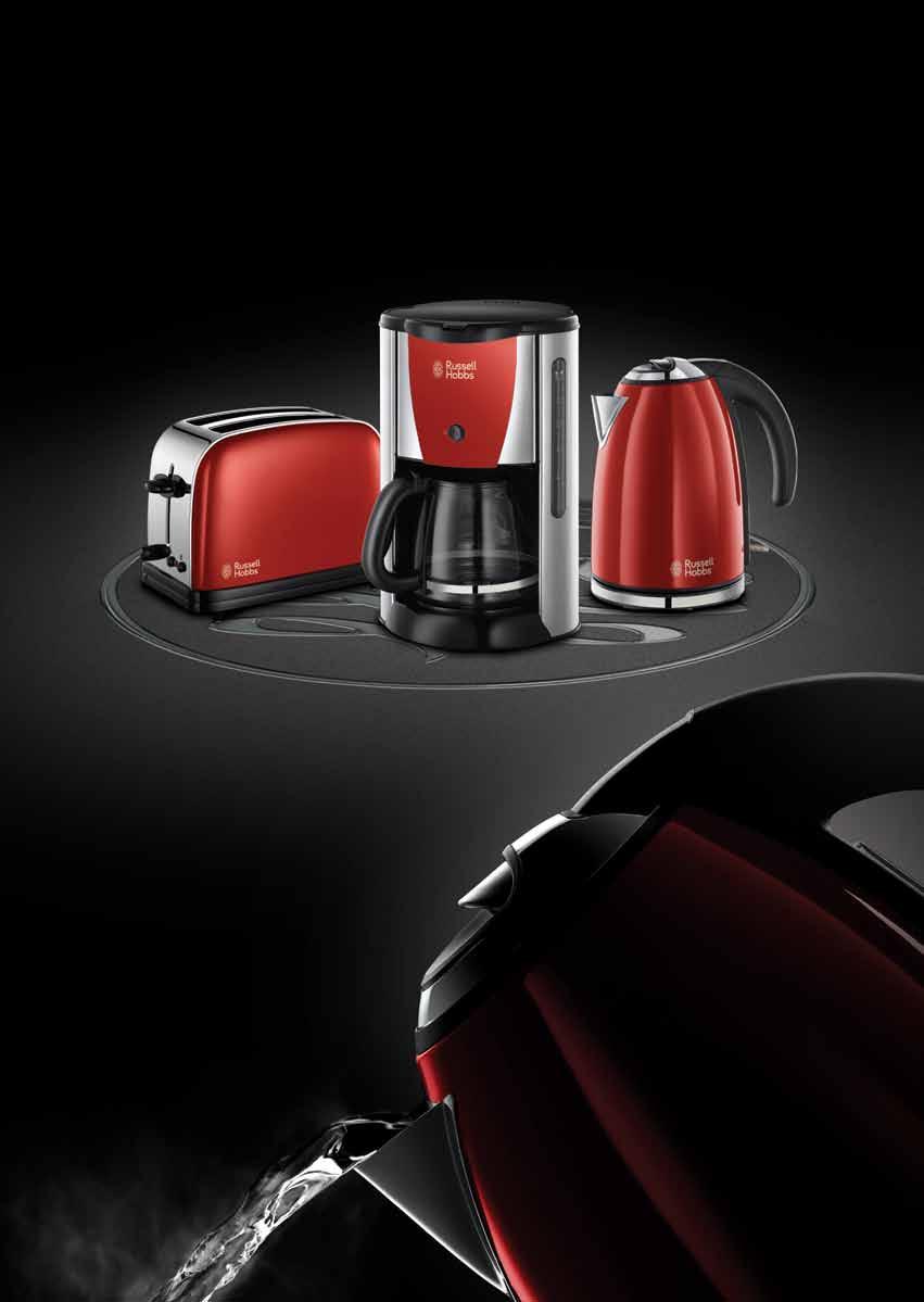 Ekspres do kawy Flame Red Wykorzystujący energię i stylowość koloru flame red modny ekspres do kawy ma szklany zbiornik i łatwą w użyciu pokrywę
