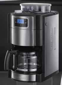 mielenia kawy Cyfrowy wyświetlacz LCD z programatorem czasowym Automatyczny wyłącznik bezpieczeństwa Regulacja siły parzenia kawy Numer modelu