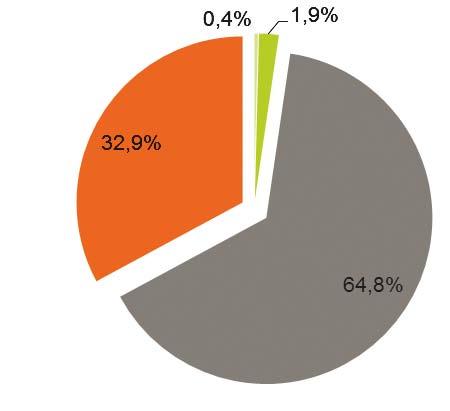 Wyniki badań pokazują ciągle dużą nierównomierność struktury ruchu rowerowego. Dominują przede wszystkim mężczyźni stanowiący 65% ruchu rowerowego.