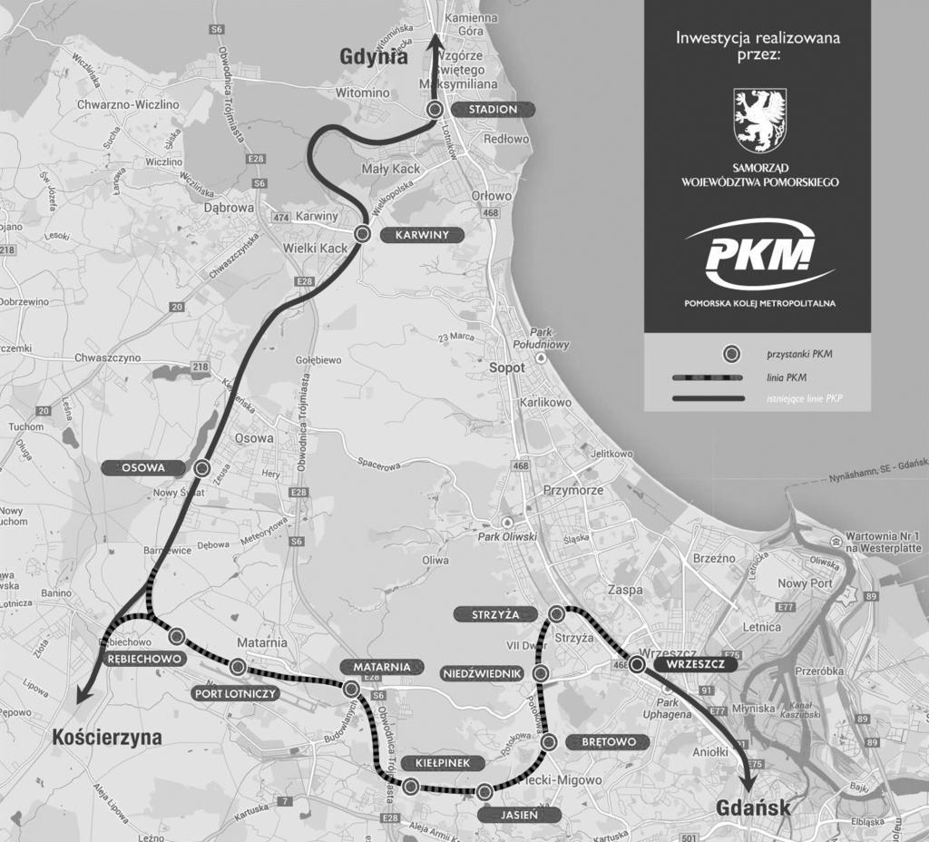 Polityka ekologiczna i zarządzanie środowiskiem 49 Przykładem takiej inwestycji jest Pomorska Kolej Metropolitalna.