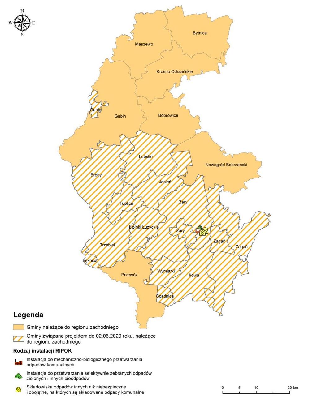 Region zachodni w2015 r.