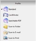 Skanowanie Skanowanie za pomocą profilu Wybierz skonfigurowany wcześniej profil (ustawienia skanowania i