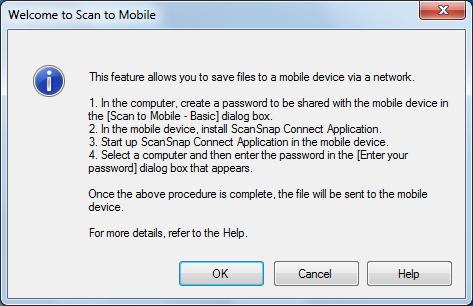 Korzystanie ze skanera (dla użytkowników Windows) Po połączeniu skanera ScanSnap z urządzeniem mobilnym za pomocą bezprzewodowej sieci LAN można zapisywać zeskanowane obrazy bezpośrednio na