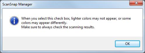 Fujitsu ScanSnap ix500 Instrukcja obsługi (Windows) 2. Kliknij przycisk [Option] w zakładce [Scanning].. Pojawi się okno [Scanning mode option]. ikony 3. Zaznacz opcję [Reduce bleed-through].