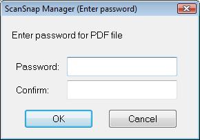 Skanowanie dokumentów w zależności od przeznaczenia 2. Wprowadź to samo hasło w polach [Password] i [Confirm].