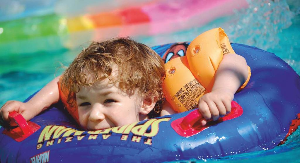 Spis treści (content): Akcesoria do pływania Swimming accessories Pontony i kajaki In atable boats and canoes Zabawki dmuchane In atable toys Brodziki i baseniki dla dzieci Baby tubs and pools Baseny