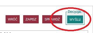 Po wysłaniu Wykazu uczestników należy przejść ponownie do zakładki