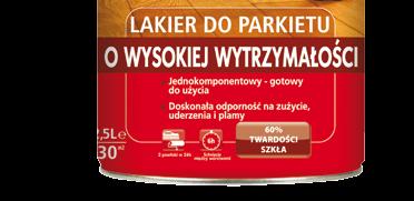 13 LAKIERY do parkietu rozpuszczalnikowe lakier do parkietu o wysokiej wytrzymałości 60%