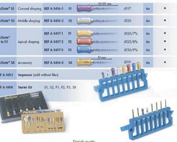 I N S T R U M E N T Y E N D O D O N T Y C Z N E Pilniki ProTaper Universal ręczne 6 szt.