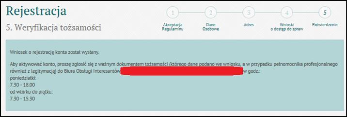 1.7 Weryfikacja tożsamości.