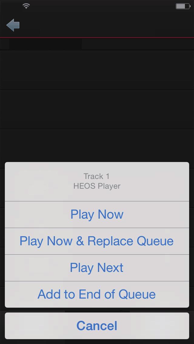 Korzystanie z kolejki Teraz odtwarzane Zestaw HEOS udostępnia kolejkę Now Playing, w której można umieścić muzykę do odtwarzania.