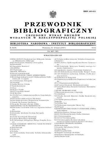 Wydawany przez Bibliotekę Narodową Ukazuje się od 1928 roku