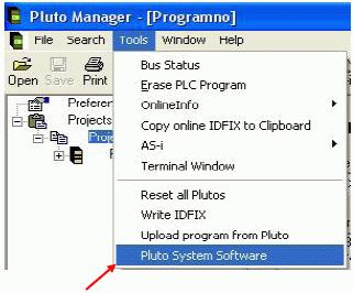 Aby sprawdzi aktualna wersje firmware u w sterowniku nale y u opcji on-line info (patrz 6.1-6.3) Wersja Firmware 1.