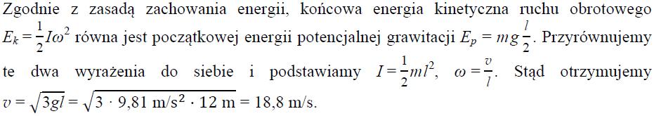 WSPÓŁCZYNNIK ŁATWOŚCI: 0,21 zadanie trudne;