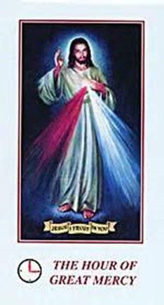 The Hour of Great Mercy We invite you to join us every Friday at 3:00 PM for a devotion to the Divine Mercy. On the First Friday of the month, there will be all day adoration.