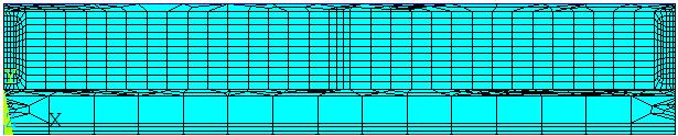 Model obliczeniowy dostosowano do analiz termicznych jako solid Quad 4node 55 dla modelowania 2D, który scharakteryzowany jest czterema węzłami elementów skończonych [2, 3].