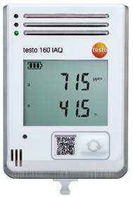 powietrza WLAN z wyświetlaczem i wbudowanymi sensorami temperatury, wilgotności, CO 2 i