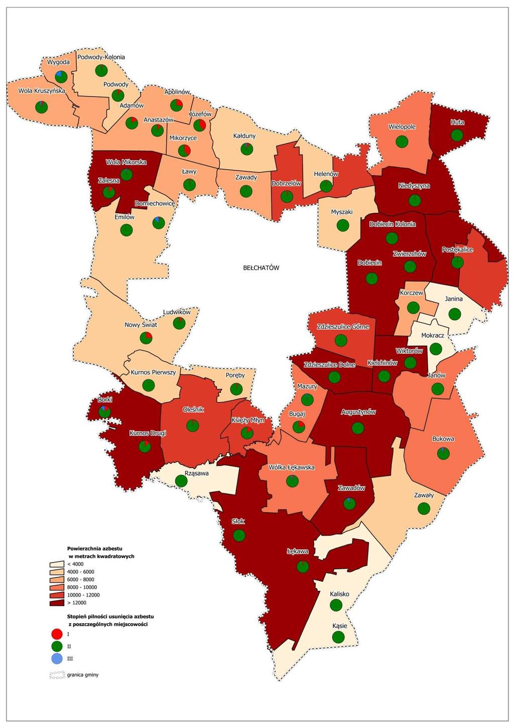 Mapa nr 1 Poglądowa mapa rozmieszczenia wyrobów