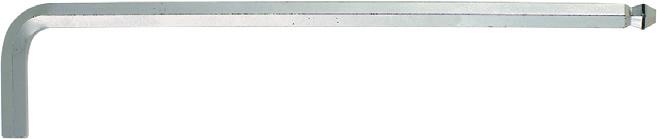 Zestaw kluczy trzpieniowych sześciokątnych z kulką długa z urządzeniem magnesującym i profilem Hex-Plus (chroni przed okręcaniem dookoła wkrętów imbusowych) Stal chromowo-wanadowa niklowane długie