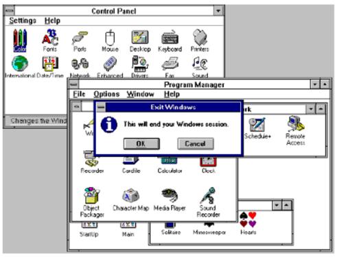 Przegląd systemów operacyjnych MS Windows 3.x MS Windows 3.