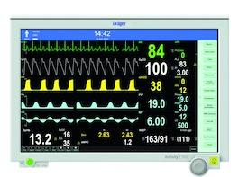 04 Infinity Acute Care System Komponenty systemu Kokpit medyczny Infinity Medical Cockpit C700/C500 Infinity Medical Cockpit C700/C500 pełni funkcję głównego