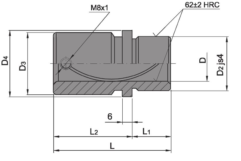 Tuleja prowadząca stalowa Guide bushing steel www.fcpk.pl FT Typ A ISO 9448-6 Typ Uwaga: Zaczepy FZM / ZMI i śruby szczegóły na stronie L.
