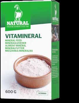 Poza niezbędnymi minerałami Natural Vitamineral zawiera dodatkowo witaminy A, D i E, które są niezbędne do asymilacji tych minerałów.