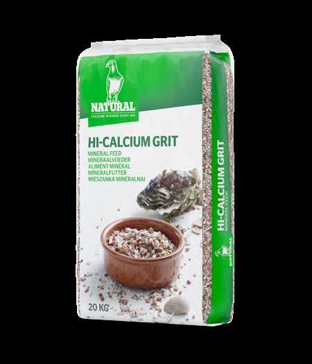 Natural Hi-Calcium Grit (+ Anyż) Mieszanka czerwonego kamienia, muszli morskich, muszli ostryg i krzemienia Natural