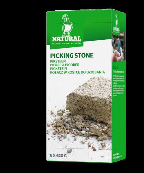 Natural Picking Stone w kostce do dziobania stanowi ważne źródło minerałów i oligo-elementów.