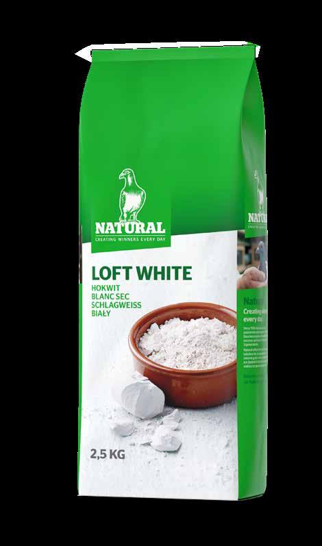 Natural Kreda Podłogowa Skuteczny, użyteczny i praktyczny produkt czyszczący do gołębników Silny absorbent i środek dezynfekujący z drobno zmielonej kredy.