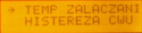 5.3. Wyłączanie/Załączanie pompy c.o. Funkcja ta umożliwia szybkie wyłączenie/załączenie pompy c.o. 6. Pompa c.w.u. ustawienia W tym podmenu można ustawiać różne funkcje związane z pracą pompy c.