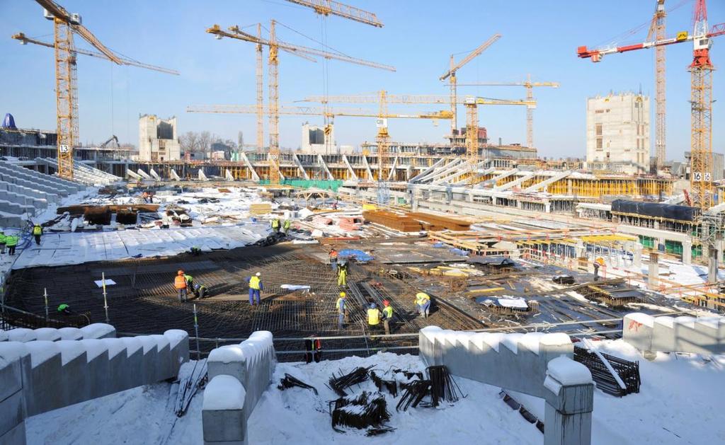 Stadiony sportowe Stadion Narodowy w Warszawie Zakończenie I etapu budowy marzec 2009 r.