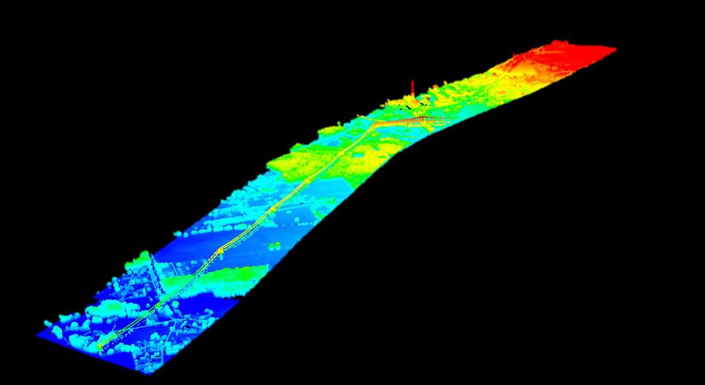Samolot bezzałogowy ze skanerem laserowym: Wykonujemy obloty na potrzeby tworzenia chmury punktów