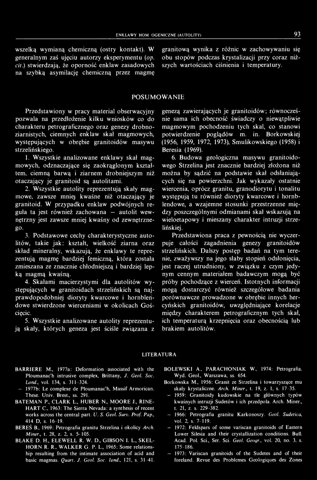 ENKLAWY HOMF.OGENICZNE (AUTOLITY) 93 wszelką wymianą chemiczną (ostry kontakt). W generalnym zaś ujęciu autorzy eksperymentu (op. cit.