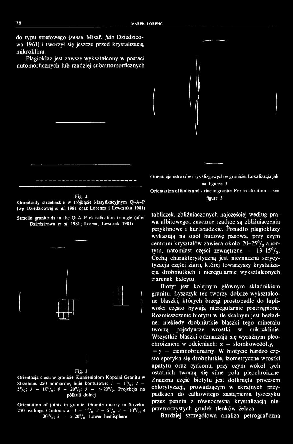 78 MAREK LORENC do typu strefowego (sensu Misaf, fide Dziedzicowa 1961) i tworzył się jeszcze przed krystalizacją mikroklinu.