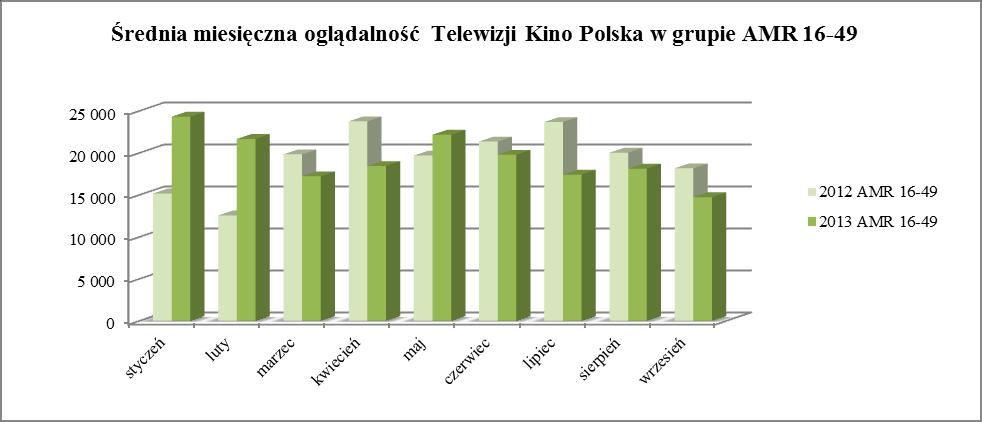 dziewięć miesięcy roku 2013 i 2012.