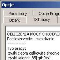 3. Obliczenia zysków ciepła forma