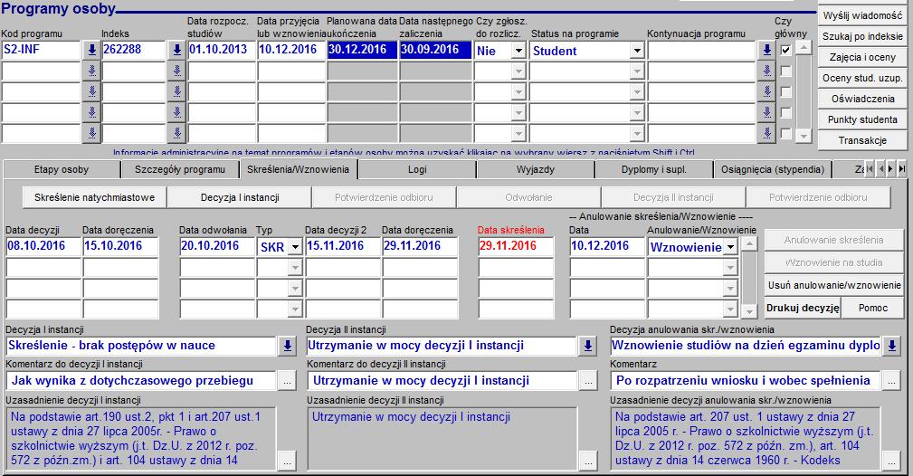 planowana data egzaminu dyplomowego (należy ją wypełnić, jeśli student jest wznawiany na obronę).