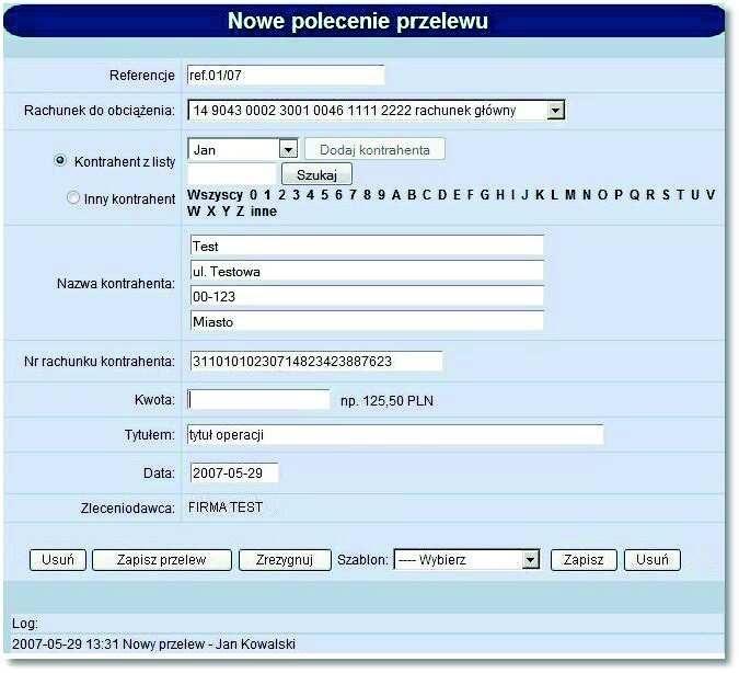 Rozdział 9 Przelewy 9.1.3.